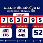 เลขรางวัลที่1